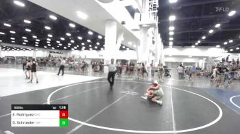 100 lbs Quarterfinal - Erick Rodriguez, Riverside Rascals vs Dalton Schroeder, Top Notch