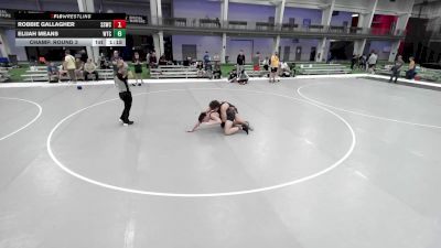 JR BOYS HARD LUCK - 163-163.8 Champ. Round 3 - Robbie Gallagher, Stateline Stingers Wrestling Club vs Elijah Means, Wichita Training Center