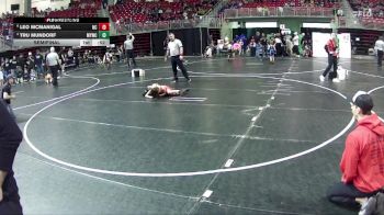 59 lbs Semifinal - Leo McManigal, Norfolk Catholic vs Tru Mundorf, Mullen Youth Wrestling Club