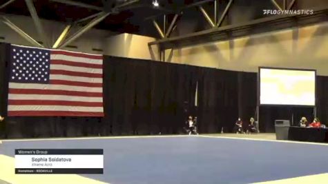 Sophia Soldatova & Julian Wright - Women's Group, Xtreme Acro - 2021 USA Gymnastics Championships