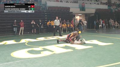 126 lbs Quarterfinal - Aaron Boyd, Abbeville vs Xavier Barbossa Gomez, Fairfield Central