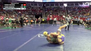 1A-215 lbs Champ. Round 2 - Taren Dierking, Southeast Warren/Melcher-Dallas vs Josiah Kjeldahl, Lake Mills