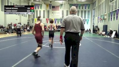 113 lbs Cons. Round 2 - Nolan Schaul, Cedar Falls vs James Knight, Waterloo West