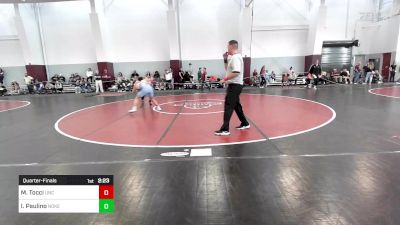 125 lbs Quarterfinal - Marco Tocci, North Carolina vs Isiac Paulino, Noke Wrestling RTC