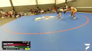 160 lbs Round 4 - Miles Brown, NWWC vs Dustin Baxter, Punisher Wrestling Company
