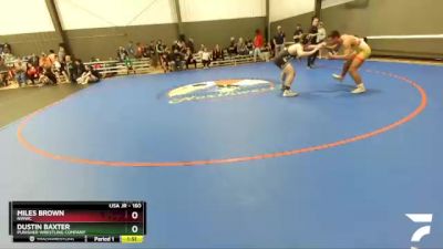160 lbs Round 4 - Miles Brown, NWWC vs Dustin Baxter, Punisher Wrestling Company