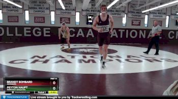 174 lbs Round 4 - Brandt Bombard, Augsburg vs Peyton Haupt, Nebraska Wesleyan