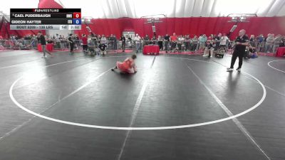138 lbs Champ. Rd Of 32 - Cael Puderbaugh, Bobcat Wrestling Club vs Gideon Hayter, Illinois Top Dawgs