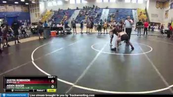 120 lbs Finals (2 Team) - Justin Robinson, Black Hive vs Aiden Baker, Heritage Wrestling Club