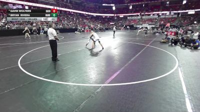 126 lbs Cons. Semis - Gavin Wolters, Hartford Union vs Bryan Rivera, Waukesha West
