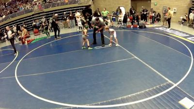 42 lbs Champ. Rd Of 16 - Colt Johnson, Greenwave Youth Wrestling Club vs Dawson Eldred, Shootbox