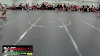 84 lbs Round 2 (8 Team) - Collin Artman, Rebellion vs Logan Smith, Warhawks Wrestling