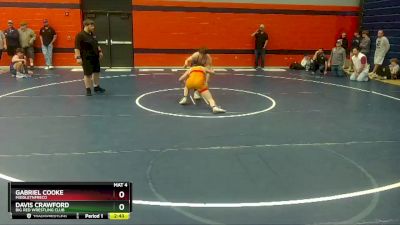 152 lbs Cons. Round 3 - Gabriel Cooke, MiddleTNFreco vs Davis Crawford, Big Red Wrestling Club