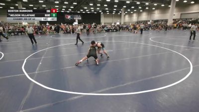 96 lbs Champ. Rd Of 64 - Boston Burrows, Sebolt Wrestling Academy vs Nelson Villafane, Mat Assassins Wrestling Club