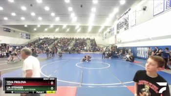 110 lbs Quarterfinal - Lia Stenger, Rancho Cucamonga High School vs Yeva Frolova, Cvbjj