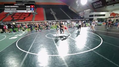 120 lbs Alexa Marshall, Utah HS Girls vs Pagan Lester, Alaska HS Girls