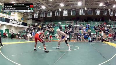 165 lbs Cons. Round 6 - Calek Knight, Lake (Uniontown) vs AZ Hicks, Wauseon