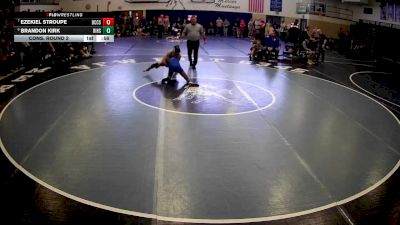 121 lbs Cons. Round 2 - Ezekiel Stroupe, Beaver County Christian School vs Brandon Kirk, Ringgold Hs