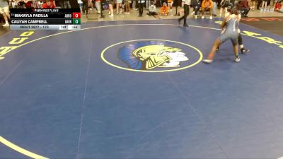 170 lbs Champ. Round 3 - Makayla Padilla, Unattached vs Caliyah Campbell, Unattached