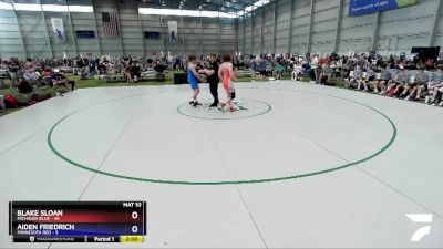 145 lbs 2nd Place Match (16 Team) - Blake Sloan, Michigan Blue vs Aiden Friedrich, Minnesota Red