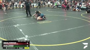 96 lbs Semifinal - Abigail Robinson, Constantine Falcon Wrestling vs Nayeli Duron, Michigan Revolution