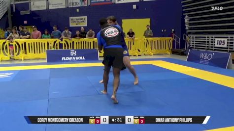 Omar Anthony Phillips vs Corey Montgomery Creason 2025 Pan IBJJF Jiu-Jitsu No-Gi Championship
