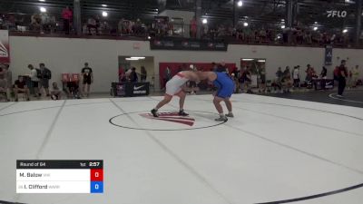 125 kg Round Of 64 - Max Balow, Viking RTC vs Ian Clifford, Warrior Regional Training Center