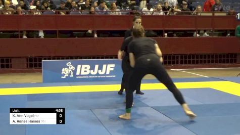 Katherine Ann Vogel vs Amber Renee Haines 2024 Pan IBJJF Jiu-Jitsu No-Gi Championship