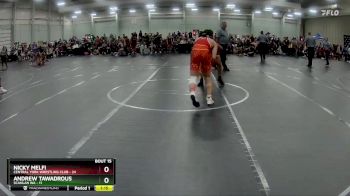 144 lbs Round 4 (8 Team) - Nicky Melfi, Central York Wrestling Club vs Andrew Tawadrous, Scanlan WA