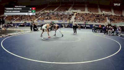 138-D4 Cons. Round 2 - Dominic Pacheco, Payson High School vs Dylan Andrade, Yuma Catholic High School