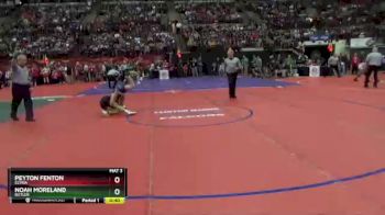 D1-120 lbs Cons. Round 3 - Peyton Fenton, Elyria vs Noah Moreland, Butler