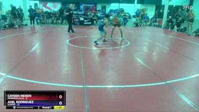 130 lbs Round 1 (8 Team) - Cayden Neisen, Minnesota Blue vs Axel Rodriguez, Illinois