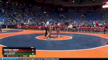 190 lbs Champ. Round 1 - Alya Razzak, Schaumburg (H.S.) vs Brittney Moran, Aurora (West Aurora)