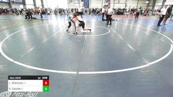 126 lbs Consi Of 16 #2 - Luke Sherlock, NJ vs Santino Danise, NJ