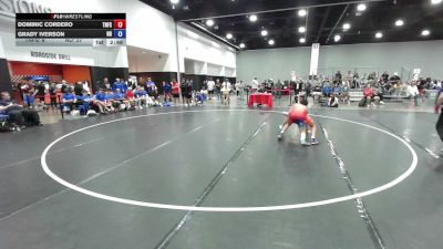 138 lbs Dominic Cordero, Tennessee Freestyle vs Grady Iverson, Team North Dakota