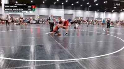 218 lbs Round 1 (8 Team) - Steele Brown, MF Dynasty vs Abdulla Abbullayev, MF Army