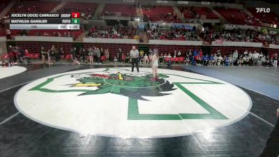 135 lbs Round 5 - 1st, 3rd, 5th, And 7th - Mathilda Gansler, Comal Pieper vs Jocelyn (Joce) Carrasco, Lubbock Cooper