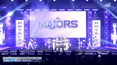 Spirit of Texas - Royalty [2026 L6 Senior Medium Coed DAY 1] 2026 The MAJORS