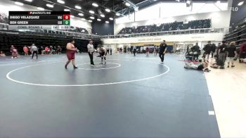 285 lbs Cons. Round 2 - Diego Velazquez, Victor Valley College vs Ben Green, Cuesta College
