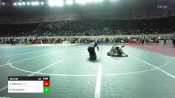 80 lbs Round Of 32 - Joseph Reeves, Midwest City Middle School Bombers vs Bryson Mcqueen, Lincoln Christian