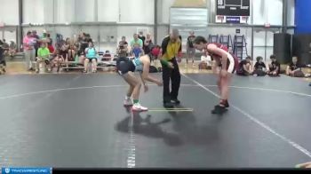 116 lbs Round 1 (6 Team) - Meryn Finnegan, American Gladiators-Lady Saints vs Caydence Watters, Untouchables Purple