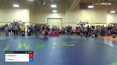 70 kg Con 32 #1 - Ryan Rochford, 505 WC vs Kendall Frame, Wyoming Wrestling RTC