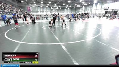 62 lbs Semifinal - Nash Lyden, Lakeland WC vs Connor Sweat, Kalispell WC