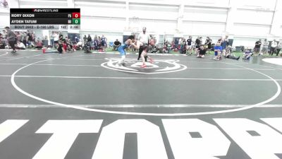 E-160 lbs Consolation - Rory Dixon, PA vs Ayden Tatum, MI