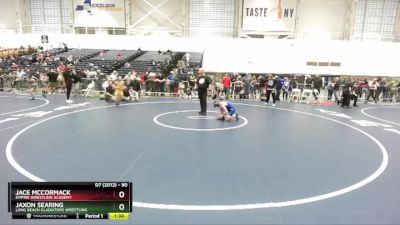 90 lbs Champ. Round 1 - Jaxon Searing, Long Beach Gladiators Wrestling vs Jace McCormack, Empire Wrestling Academy