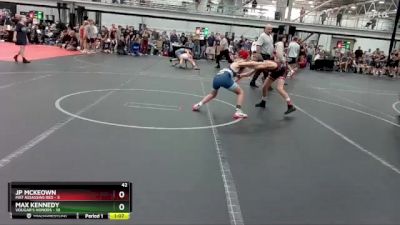 88 lbs Round 3 (6 Team) - Max Kennedy, Vougar`s Honors vs JP McKeown, Mat Assassins Red