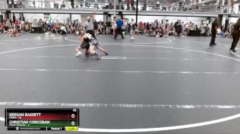 92 lbs Round 3 (6 Team) - Keegan Bassett, POWA vs Christian Corcoran, Team Gotcha