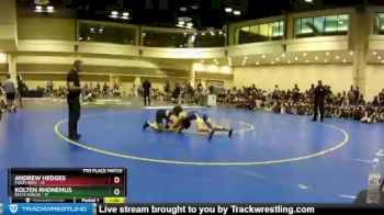 138 lbs Placement (16 Team) - Kolten Rhonemus, Delta Eagles vs Andrew Hedges, Fuzzy Bees