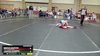 76 lbs Quarterfinal - Bentley Raymond, Ironclad Wrestling vs Maximus Chambers, Elevate Wrestling Club