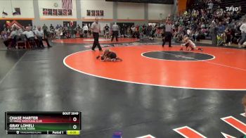 PW-6 lbs Cons. Semi - Chase Marter, VS Viking Wrestling Club vs Gray Lomeli, Morning Sun Tigers